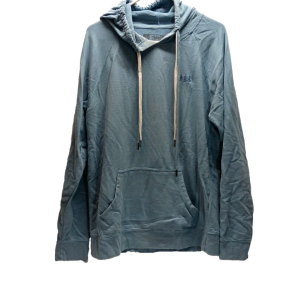 Merica Unisex Fleece Light Blue Hoodie XL Lightweight Soft‎